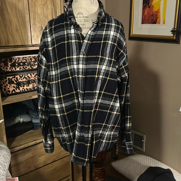 David Taylor Other - David Taylor Navy Flannel Shirt - XL